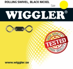 Wiggler Rolling Lekande, Black Nickel 10-pack