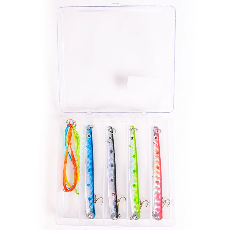 Fladen 4-pack Horngäddedrag Med Trekrok, Silkestråd & Box 3 Fladen 4-pack Horngäddedrag Med Trekrok, Silkestråd & Box