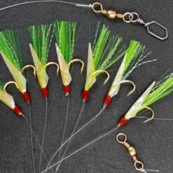 Fladen Sabiki Rigg Gul & Grön Häckla 7-krok #4