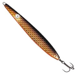 Grizzly S-Blink 21g Med Fast Krok -Fiske Utrustning F.32 Black Copper