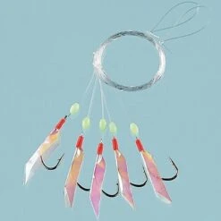 Fladen Makrillhäckla Med Självlysande Tape & Kulor