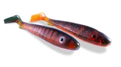 Svartzonker Flash Series McRubber 21 Cm 2-pack -Fiske Utrustning McRubber Flash Burbut Crappie Burbut