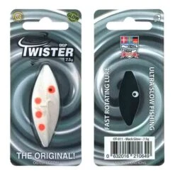 OGP Lures Twister -Fiske Utrustning Twister75 OT 011 Black Glow