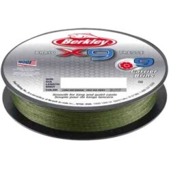 Berkley X9 Low -Vis Green 150 Meter Flätlinor