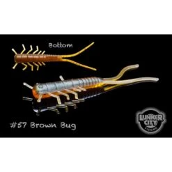 Lunker City Hellgie -Fiske Utrustning brown bug