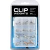 Darts Clip Weights Box Bly -Fiske Utrustning clip weights box