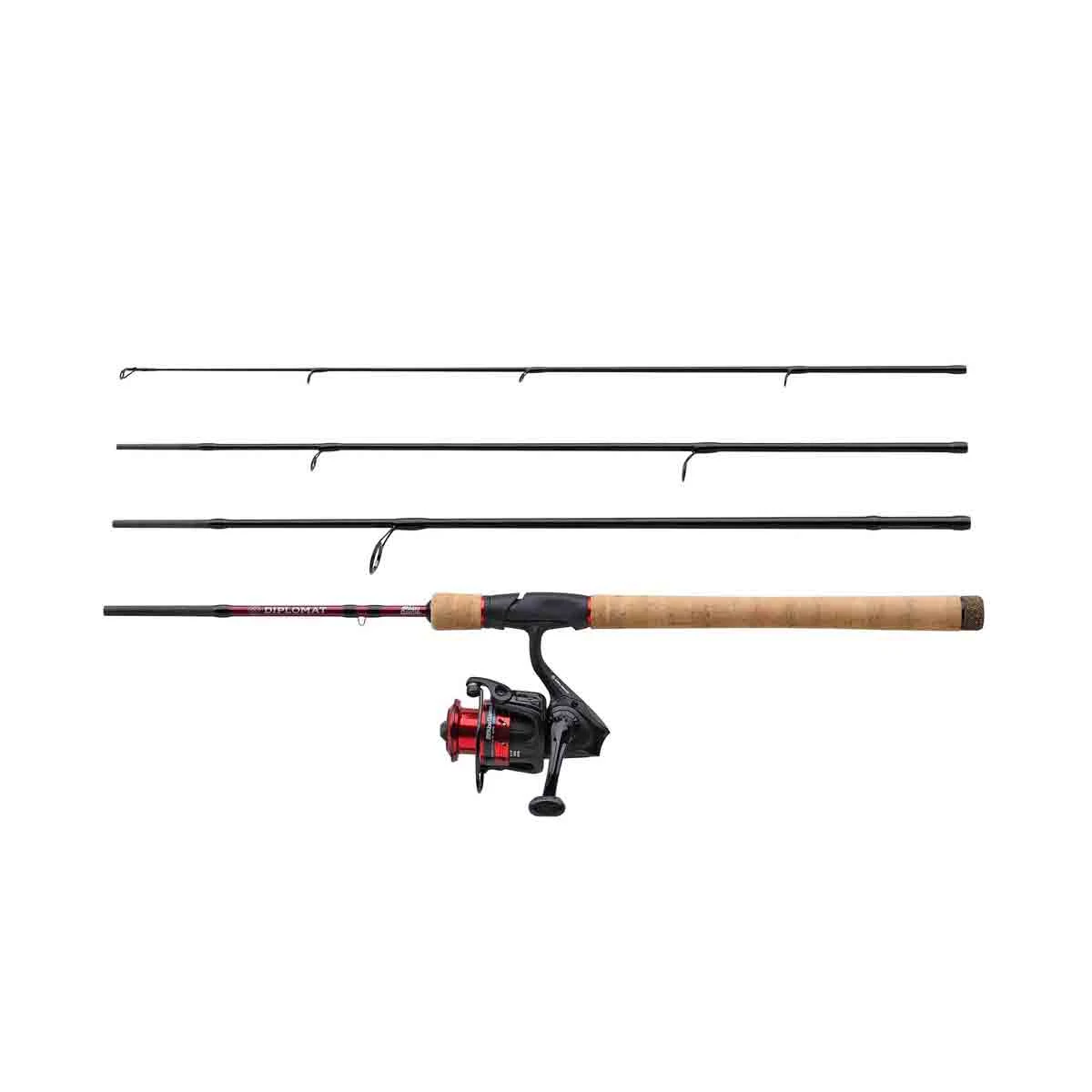 Abu Garcia Diplomat V2 Travel Haspelset 7" 5-21g ML (4-delat) Med Tub 3 Abu Garcia Diplomat V2 Travel Haspelset 7" 5-21g ML (4-delat) Med Tub