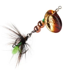 Gunki Dots Fly 2H Spinnare 4 Gram -Fiske Utrustning dots fly gold tiger