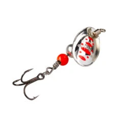 Gunki Dots Spotted 2H Full Spinnare 4 Gram -Fiske Utrustning dots spotted full silver red