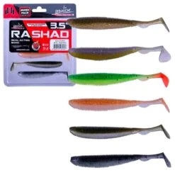 Molix RA Shad 7,6 Cm, 8-pack 9 Molix RA Shad 7,6 Cm, 8-pack -Fiske Utrustning molix ra shad mix pack 1