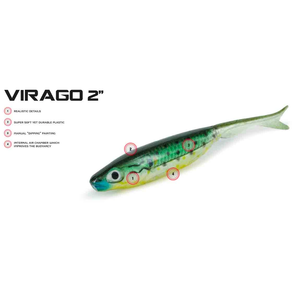 Molix Virago 5cm (8-pack) 3 Molix Virago 5cm (8-pack)