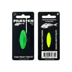 Prästen Mini 3,5 Gram -Fiske Utrustning praesten mini green yellow