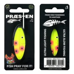 Prästen UL, 5,5 Gram -Fiske Utrustning praesten ul yellow clown