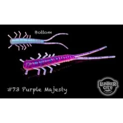 Lunker City Hellgie -Fiske Utrustning purple majasty