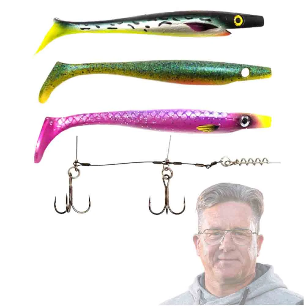 Rostarens Favoriter Pig Shad Junior - Grumligt Vatten 3 Rostarens Favoriter Pig Shad Junior - Grumligt Vatten