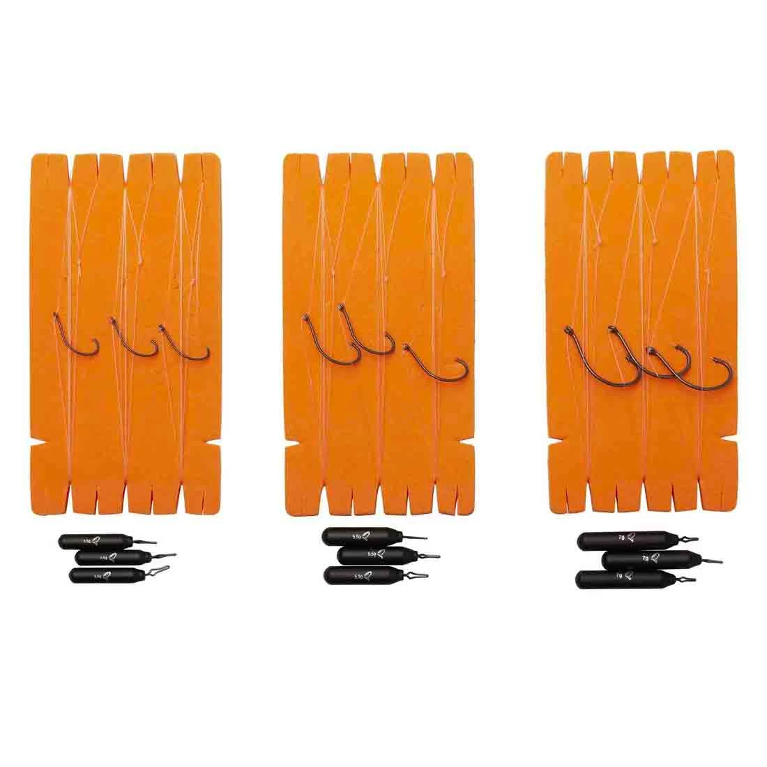 Savage Gear Dropshot Rig Kit M #1 0.26mm FC 3-pack 3 Savage Gear Dropshot Rig Kit M #1 0.26mm FC 3-pack