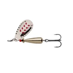 Abu Garcia Droppen Spinnare -Fiske Utrustning silver red marks