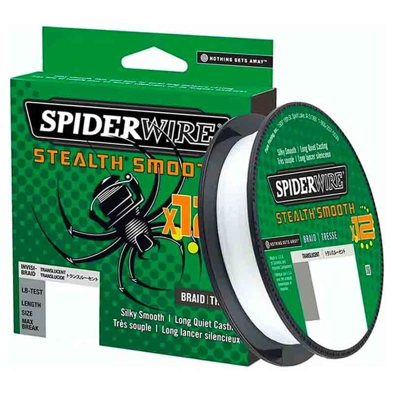 SpiderWire Stealth Smooth 12 150 Meter Translucent 3 SpiderWire Stealth Smooth 12 150 Meter Translucent