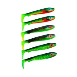 Svartzonker McRubber Bass 8 Cm 6 Pack -Fiske Utrustning svartzonker mcrubber bass color